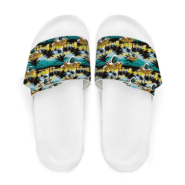 Men's Jacksonville Jaguars Beach Adjustable Slides Non-Slip Slippers/Sandals/Shoes 002
